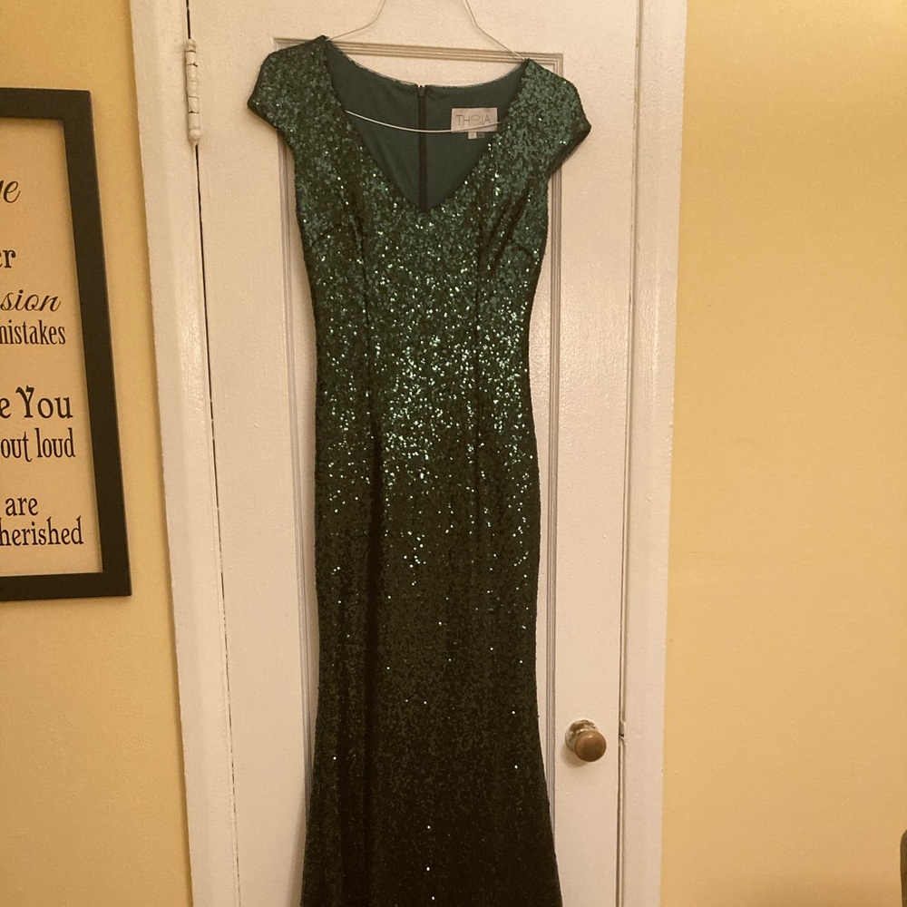 Theia Sequin Gown size 2